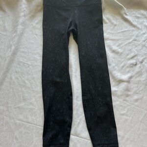 All in Motion Black Leggings with Elastic Waistband girls med (8-10)